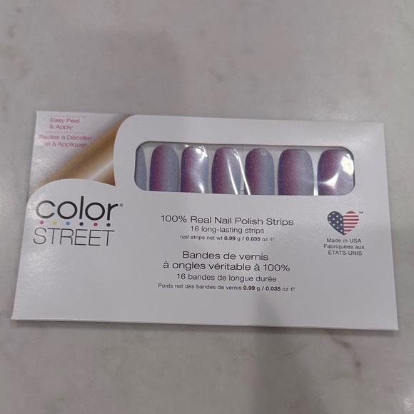 Color Street Other - Color Street Shimmery Purple Ombre Nail Polish Strips